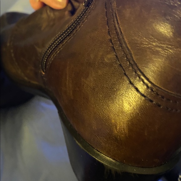 Earth Origins Brown Leather Ankle Boots New no tags - Picture 9 of 9